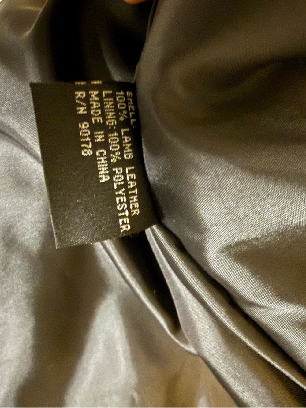 RÉVUE Black 100% Lamb Leather Jacket - Classic Look - Picture 5 of 6